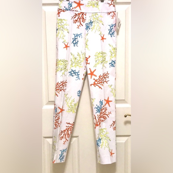 NWT Crazy Larry Ankle Pants in Multi Reef - Picture 9 of 16